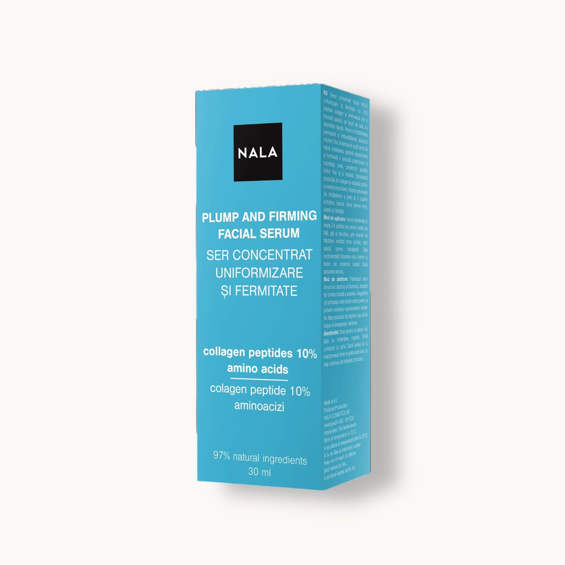 Serum Facial Rellenador y Reafirmante - 10% Péptidos de Colágeno + Aminoácidos