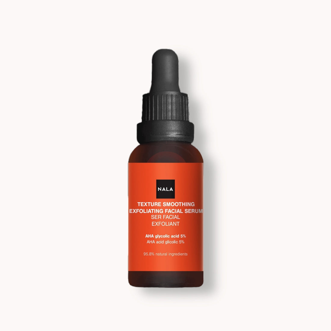 Suero Facial Exfoliante Alisante Textura - AHA Ácido glicólico 5%.