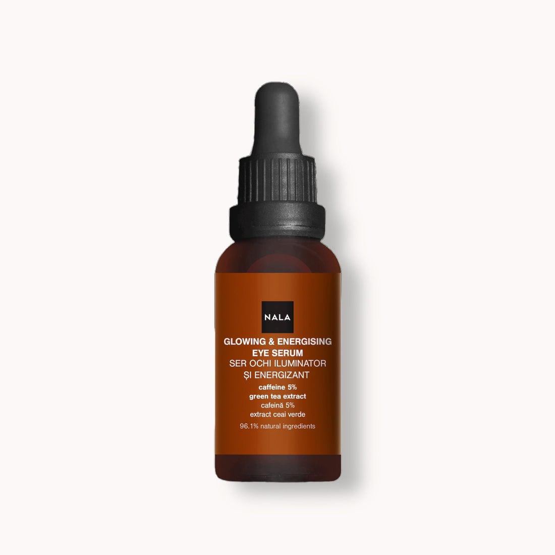 Serum para ojos luminosos y energizantes - 5% cafeína + extracto de té verde