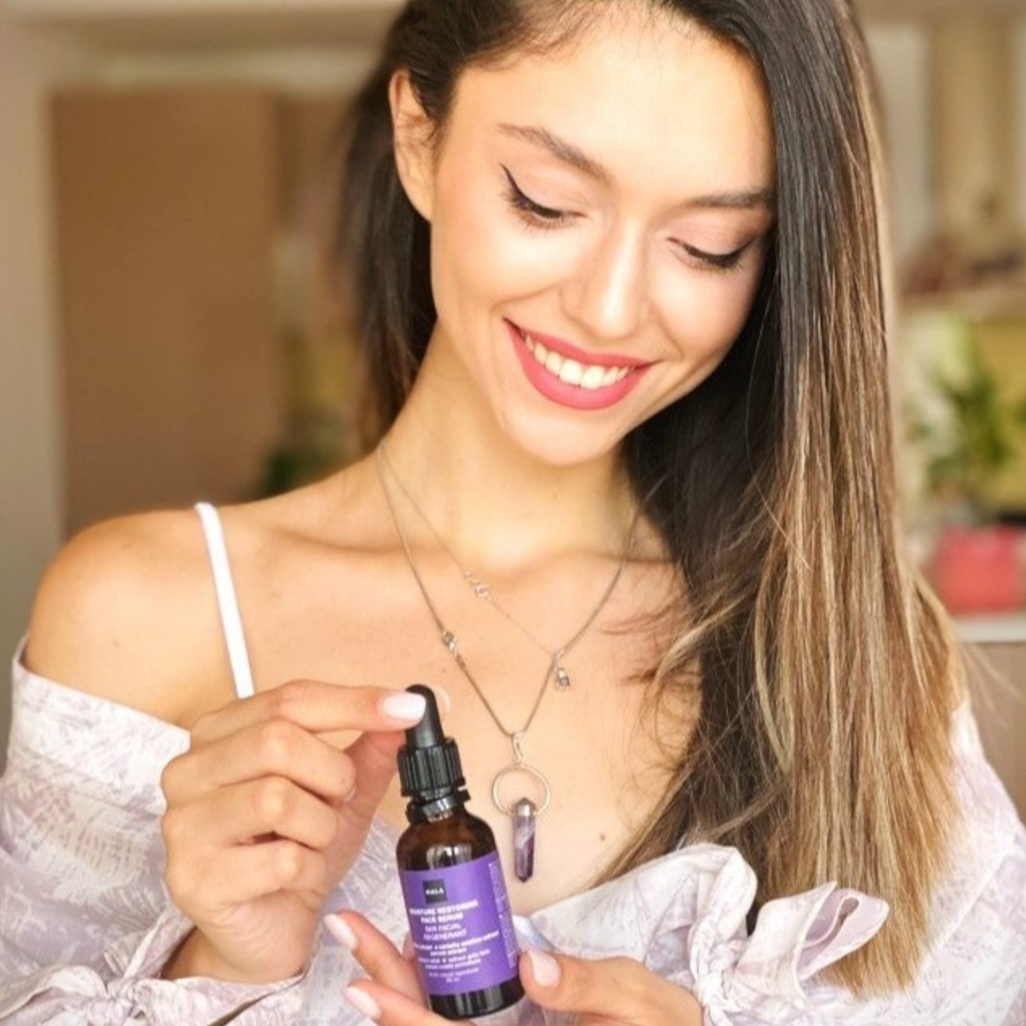Serum Facial Hidratante - Extracto de Malva y Gotu Kola