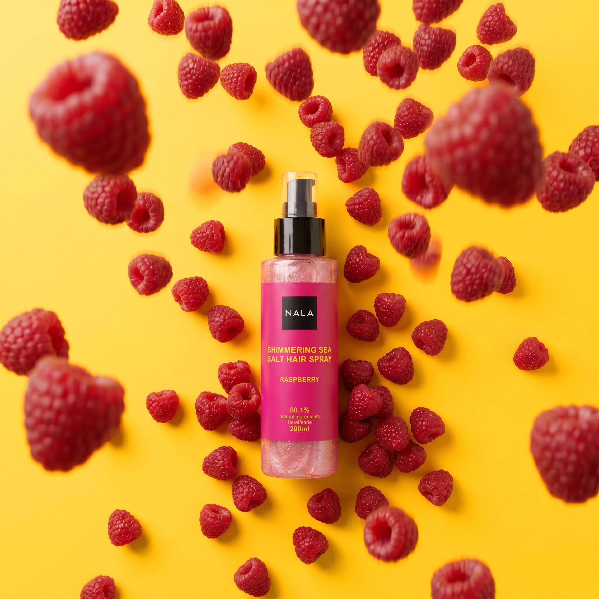 Spray Brillante para Cabello Sal Marina PINK - Frambuesa