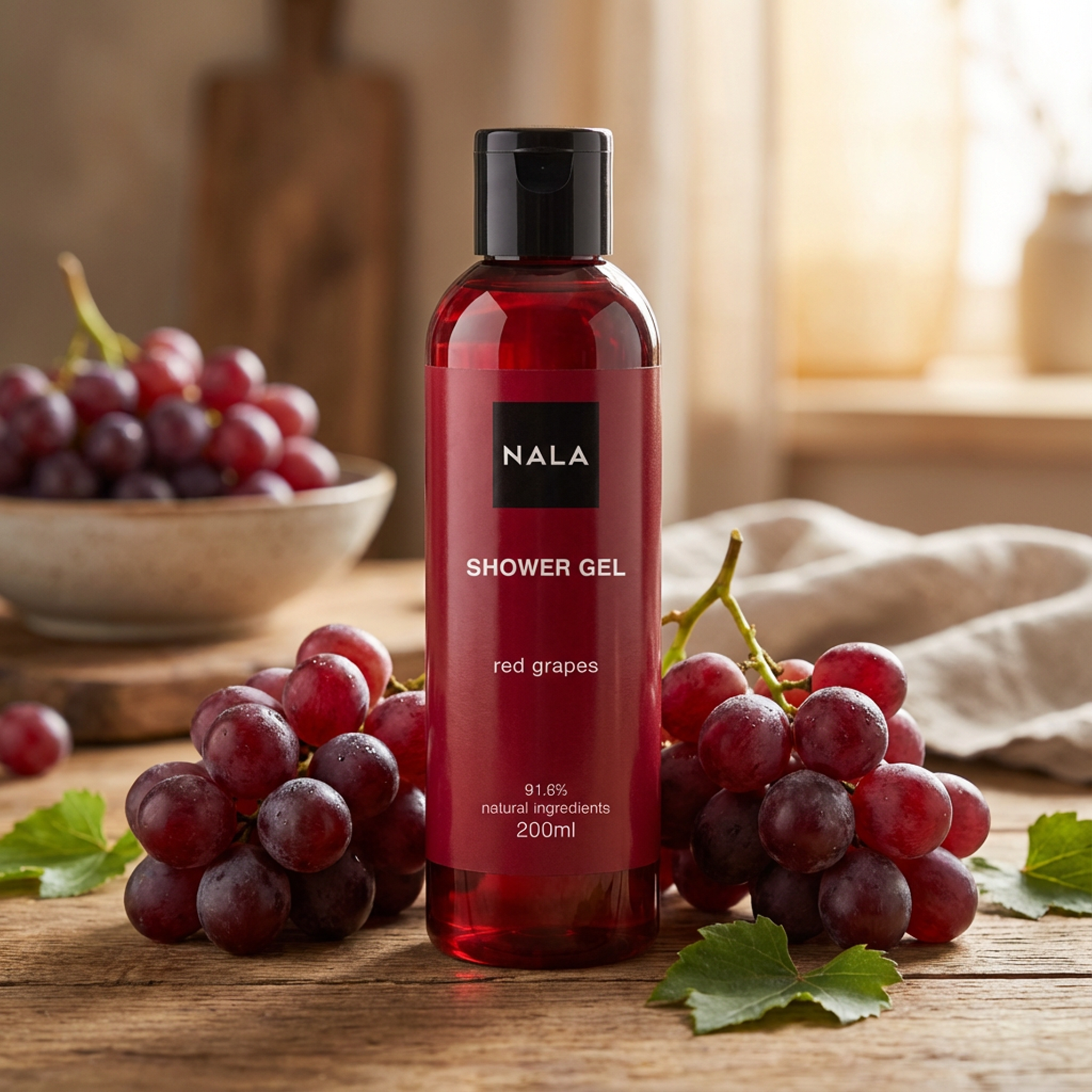 Gel de ducha - Uvas rojas