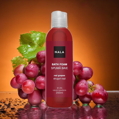 Espuma de baño - Uvas rojas