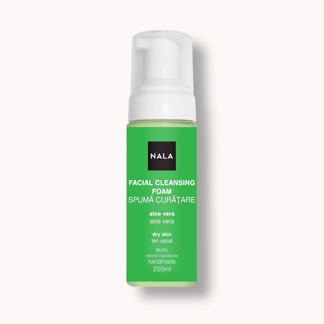 Espuma limpiadora facial para piel seca - Aloe Vera