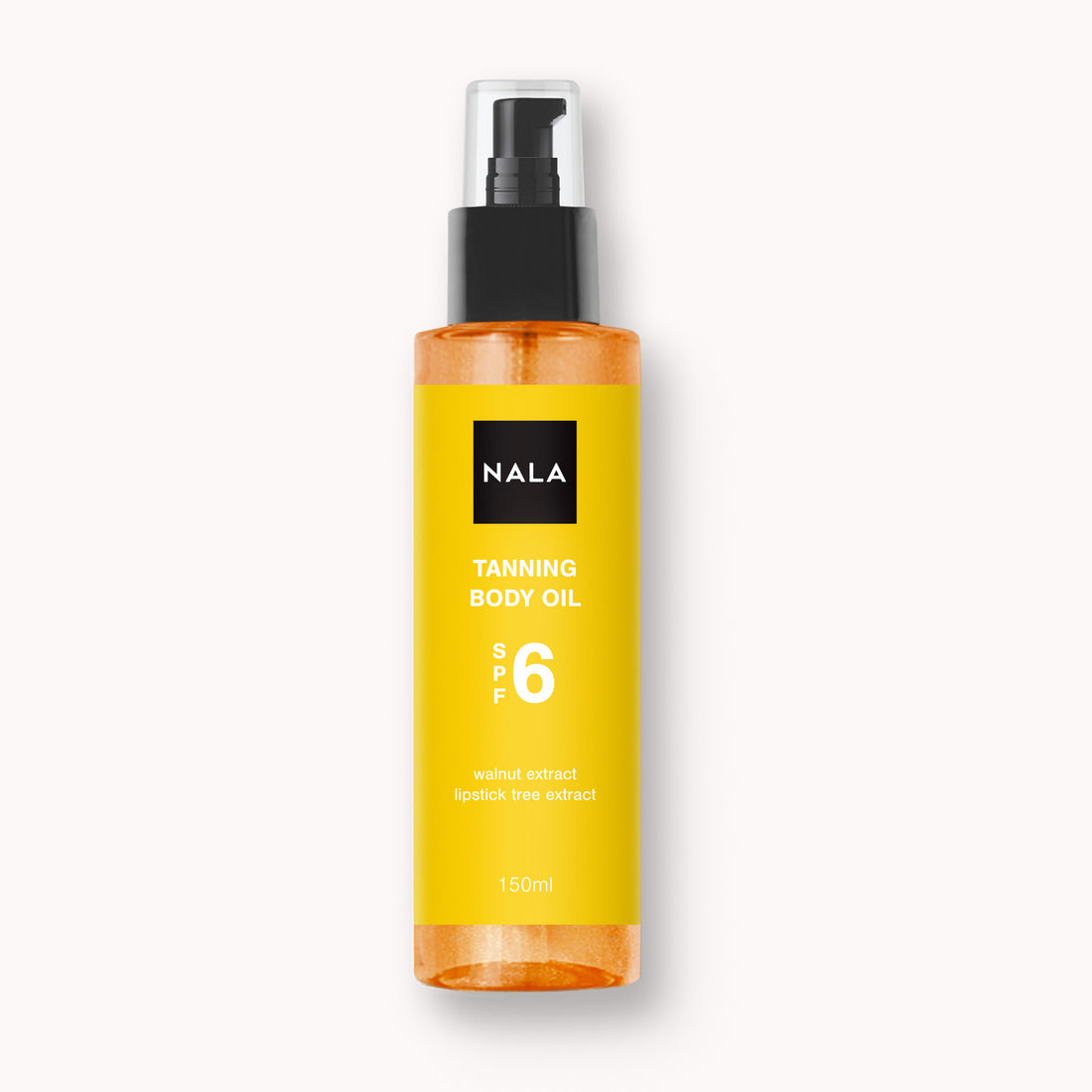 Aceite Bronceador y Acelerador del Bronceado SPF6 - Extracto de Nuez y Lipstick Tree