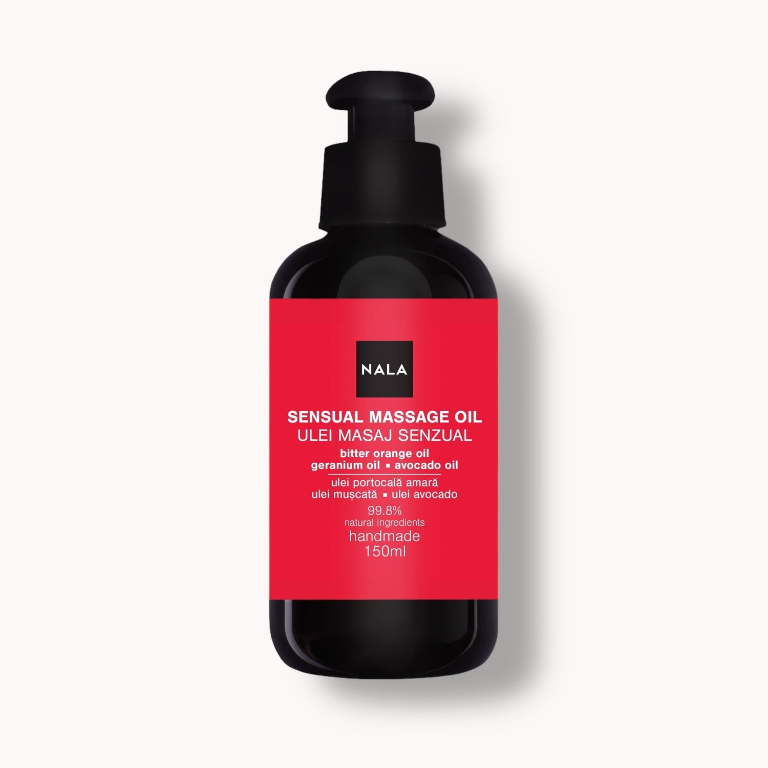 Aceite de masaje sensual - Naranja amarga y palo de rosa