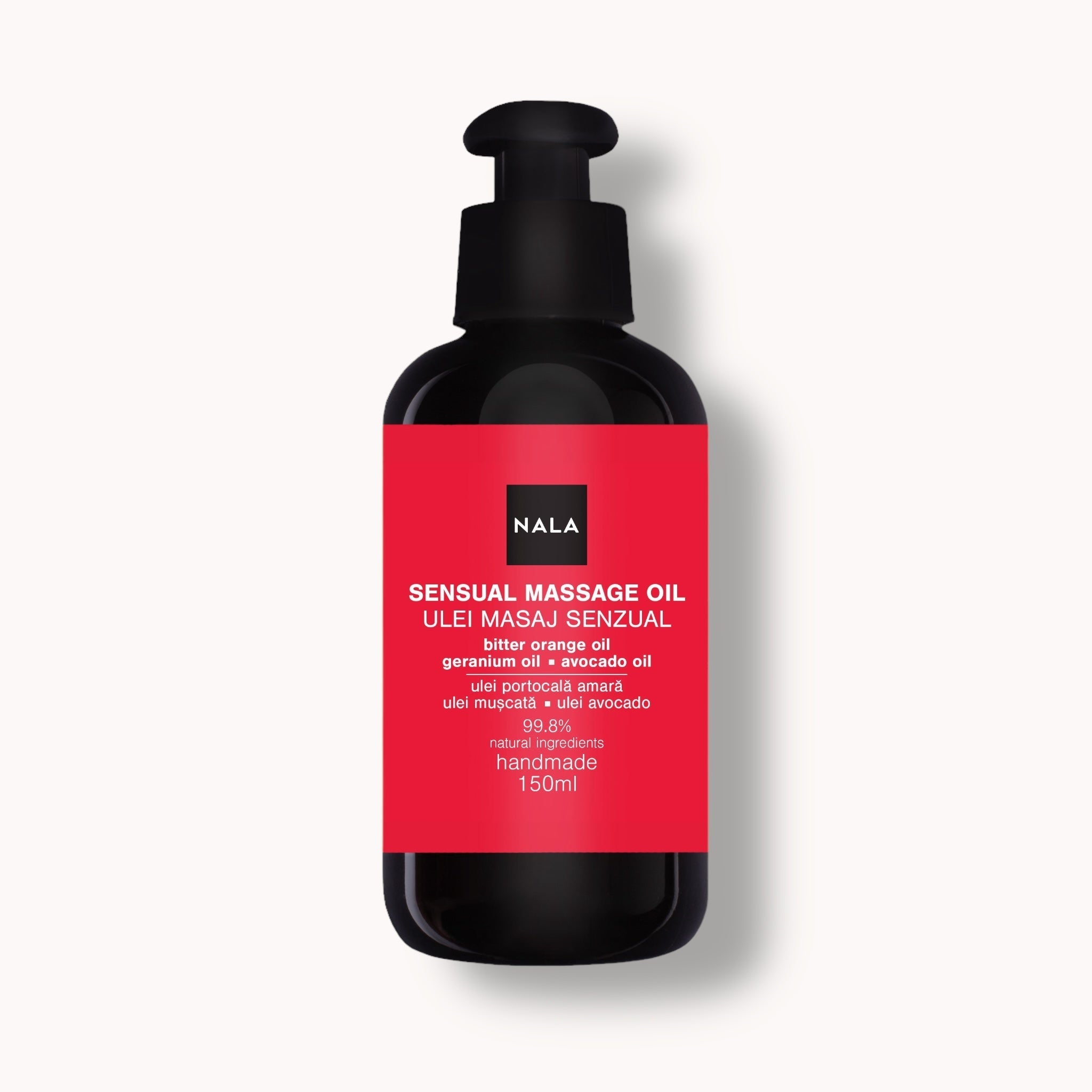 Aceite de masaje sensual - Naranja amarga y palo de rosa