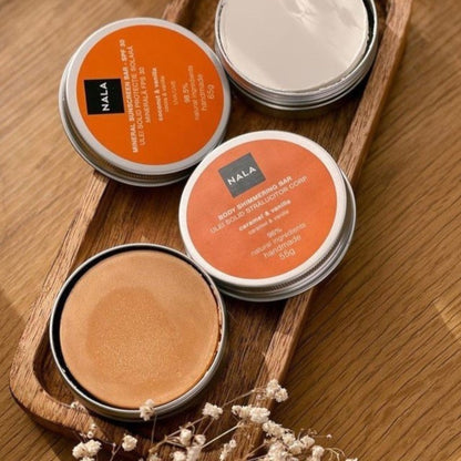 Barra de brillo corporal - Caramelo y vainilla