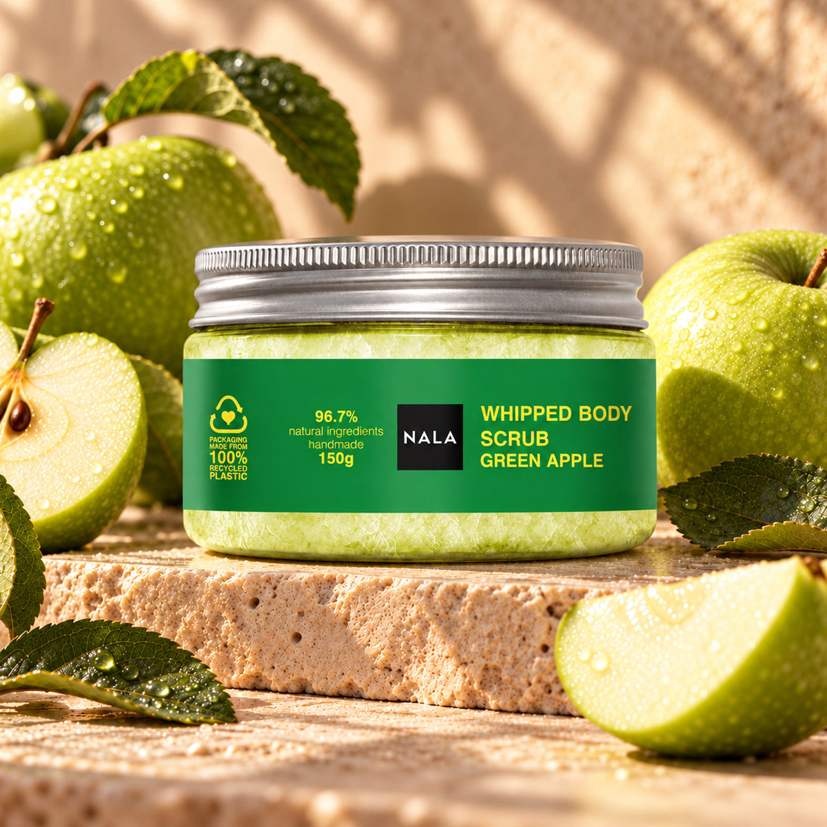 Exfoliante de Azúcar Merengue - Manzana Verde
